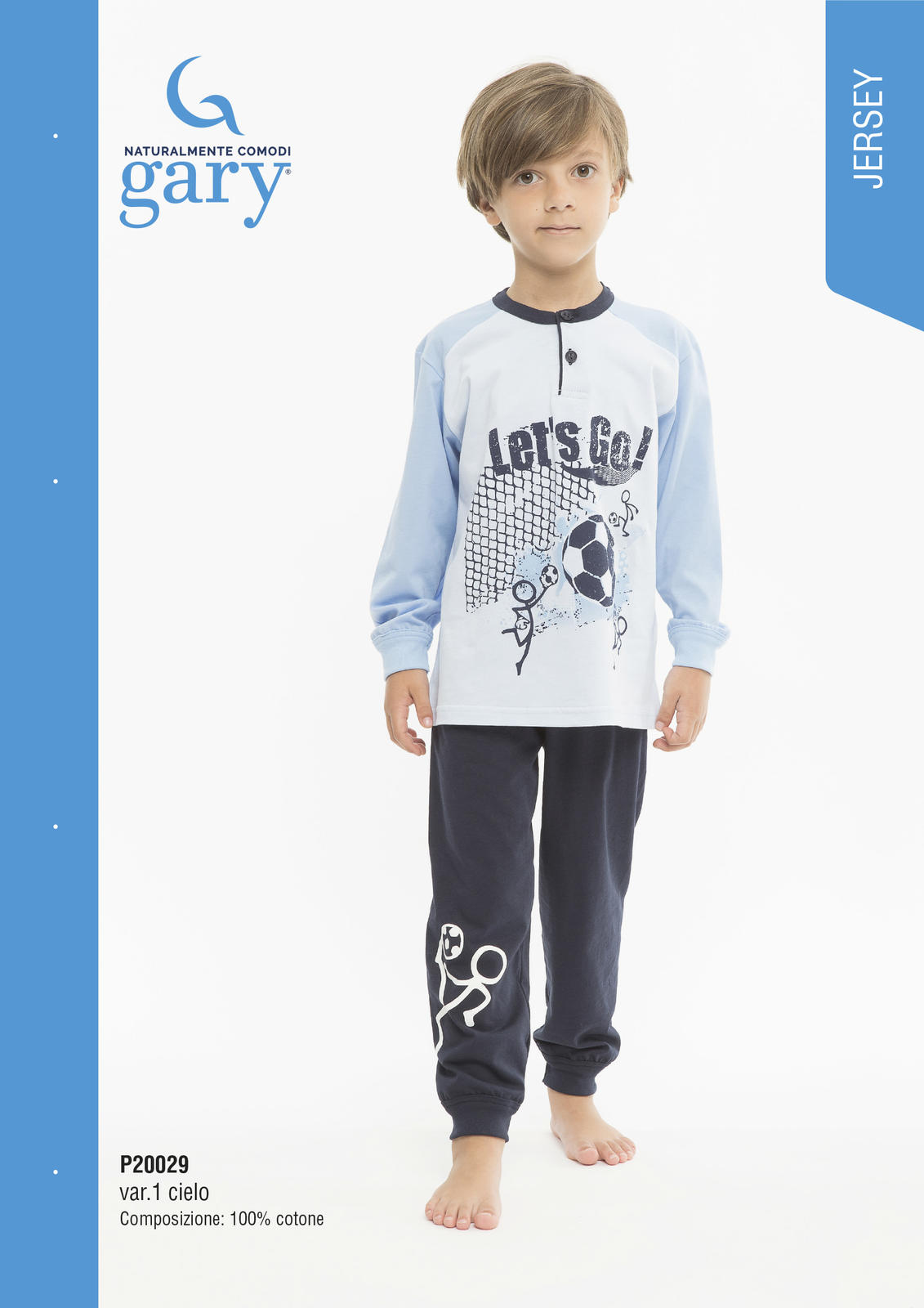 BOY'S PAJAMA M/L P20029 Tellini S.r.l. Wholesale Clothing